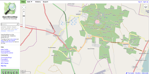Digital maps with OpenStreetMap