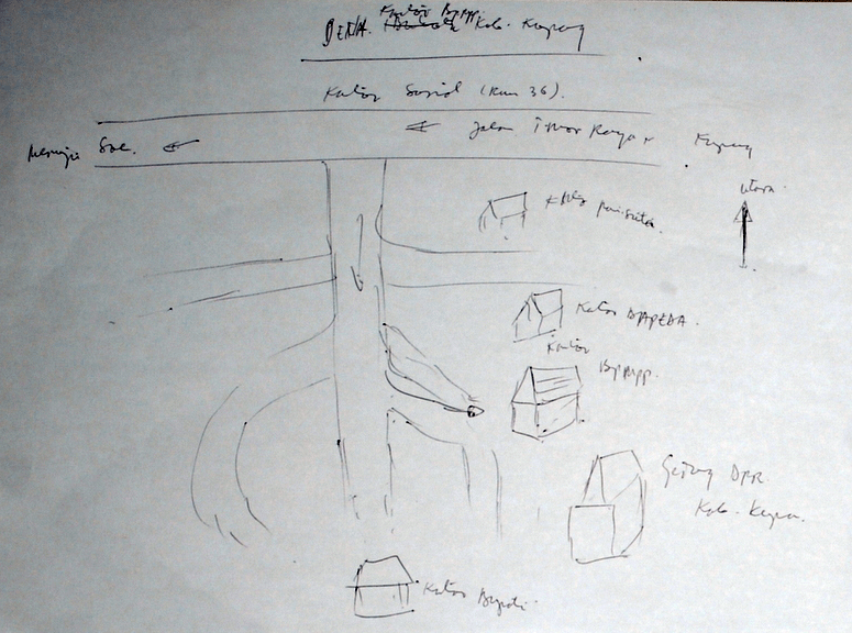 Example of a hand-drawn map